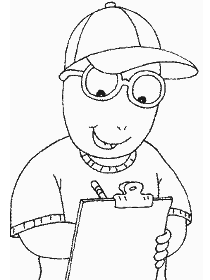 Arthur Cartoons Color Pages For Kids