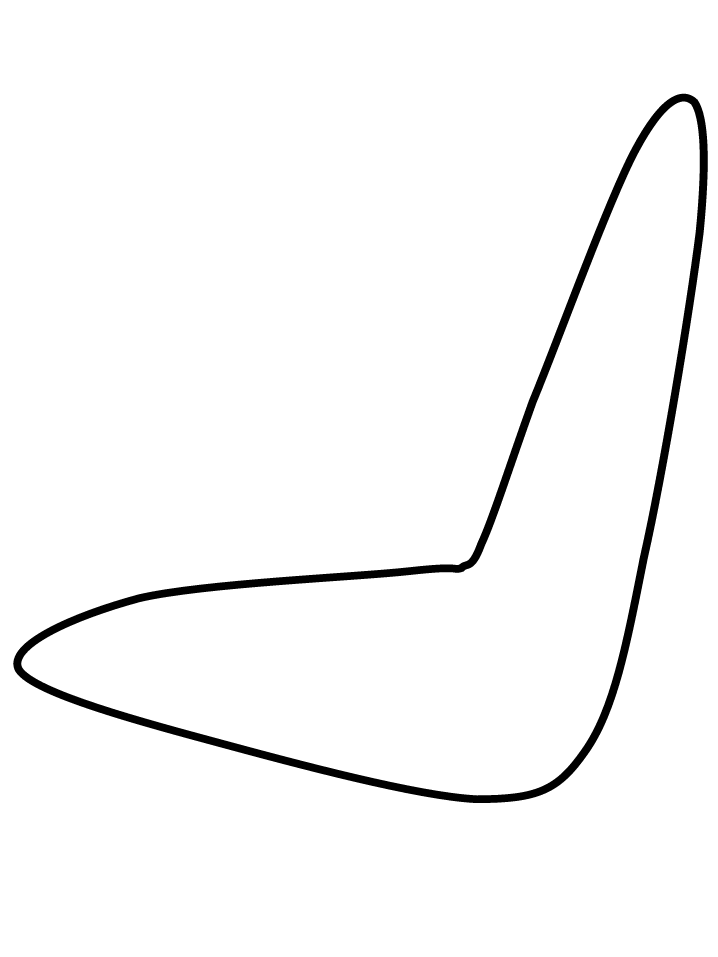 Australia boomerang Coloring Pages