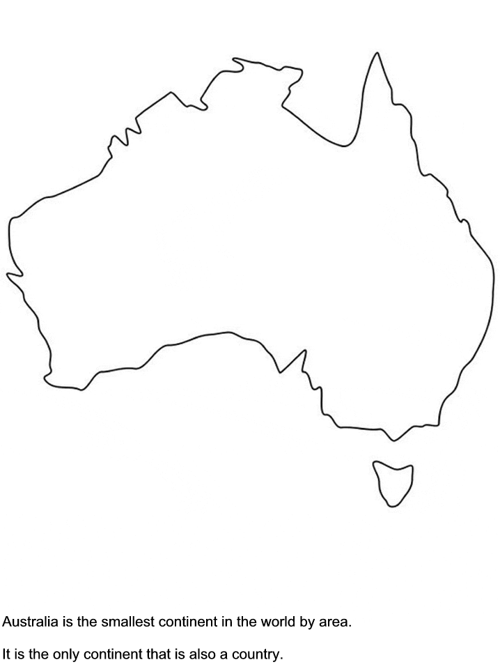 Australia Countries Coloring Pages