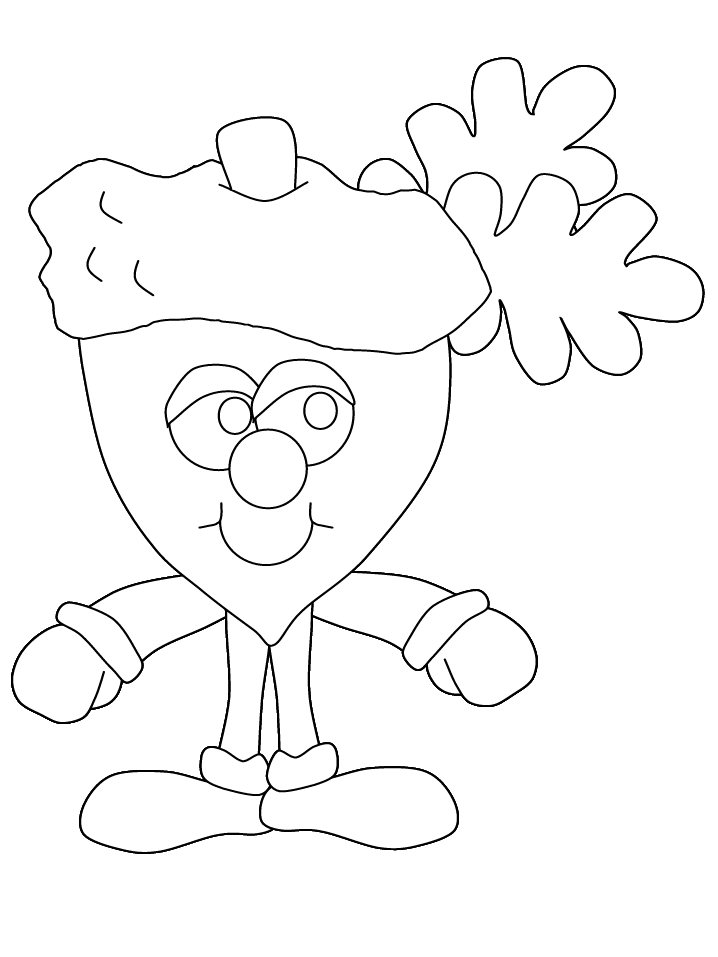 Cartoon Acorn