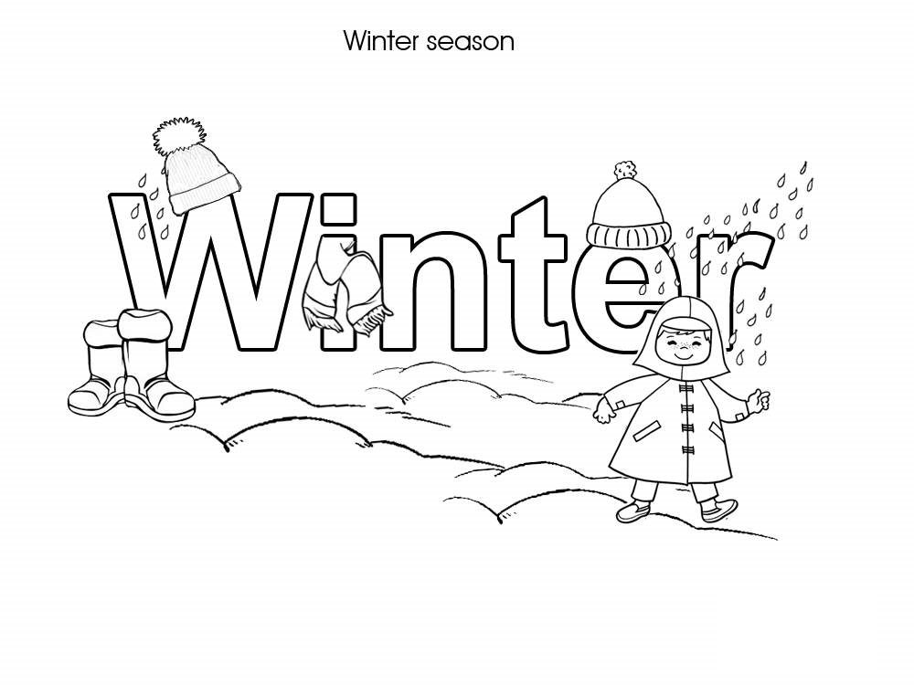 az coloring pages winter season