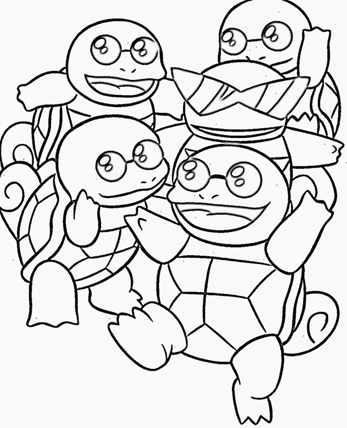 Free Pokemon Coloring Pages