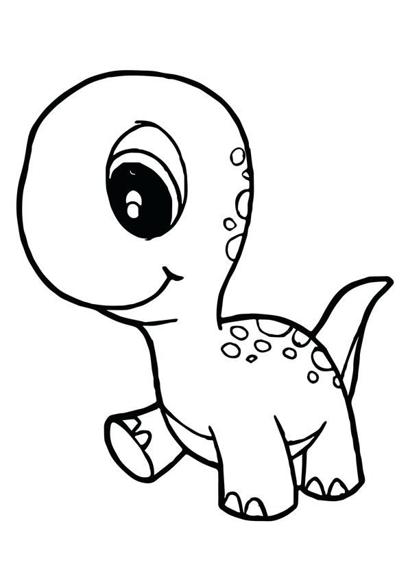 baby dinosaur coloring pages