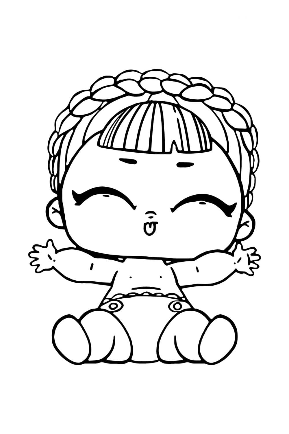 baby lol coloring pages