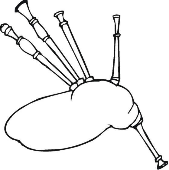 Download Bagpipes Coloring Page coloring page & book for kids.