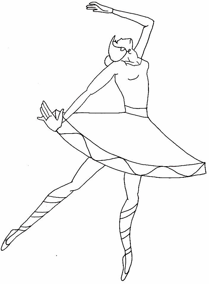 Ballet Ballerina Sports Coloring Pages