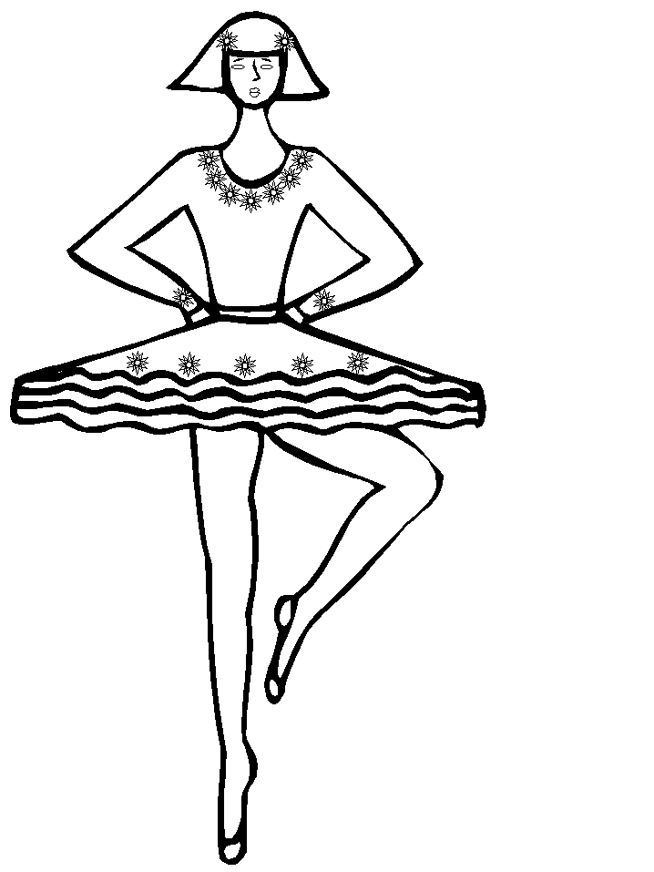 Ballet Dance Sports Coloring Pages