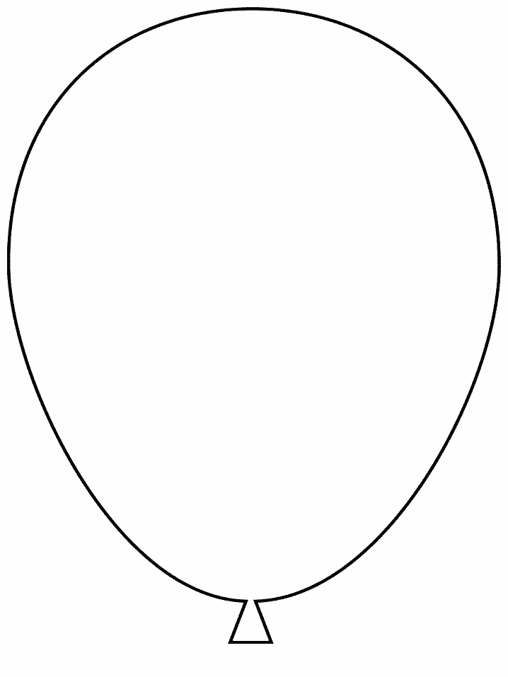 Balloon Simple-shapes Coloring Pages