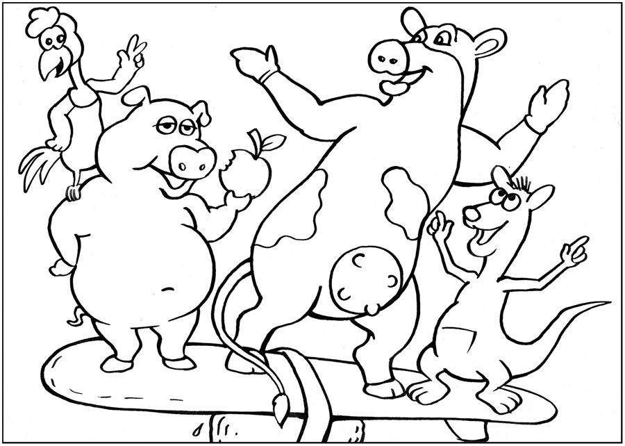 Barnyard Movie Coloring Pages