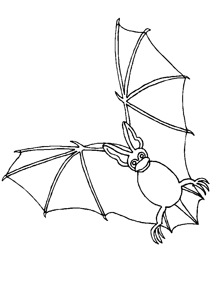 Bat Coloring Pages Free Printable