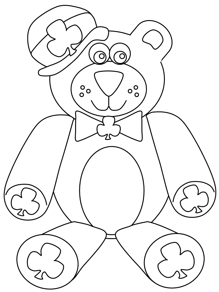 Bear Patrick Coloring Pages