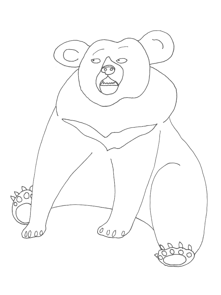 Coloring Page Bears
