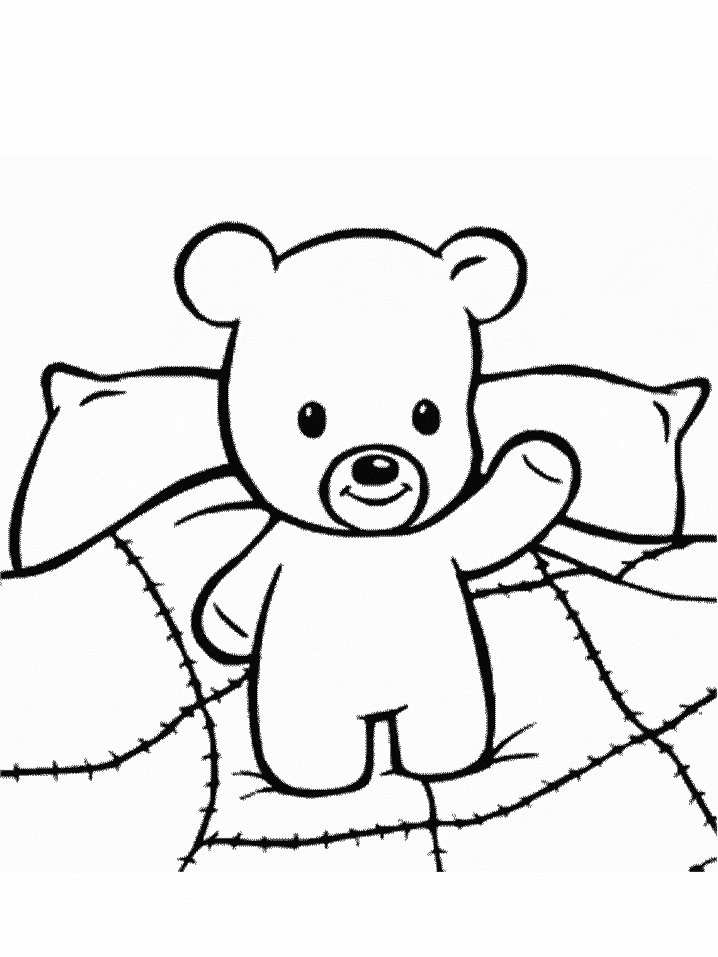 Bears Bear3 Animals Coloring Pages