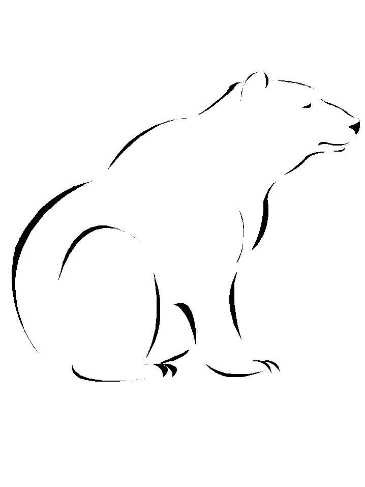 Polar Bear Coloring Pages