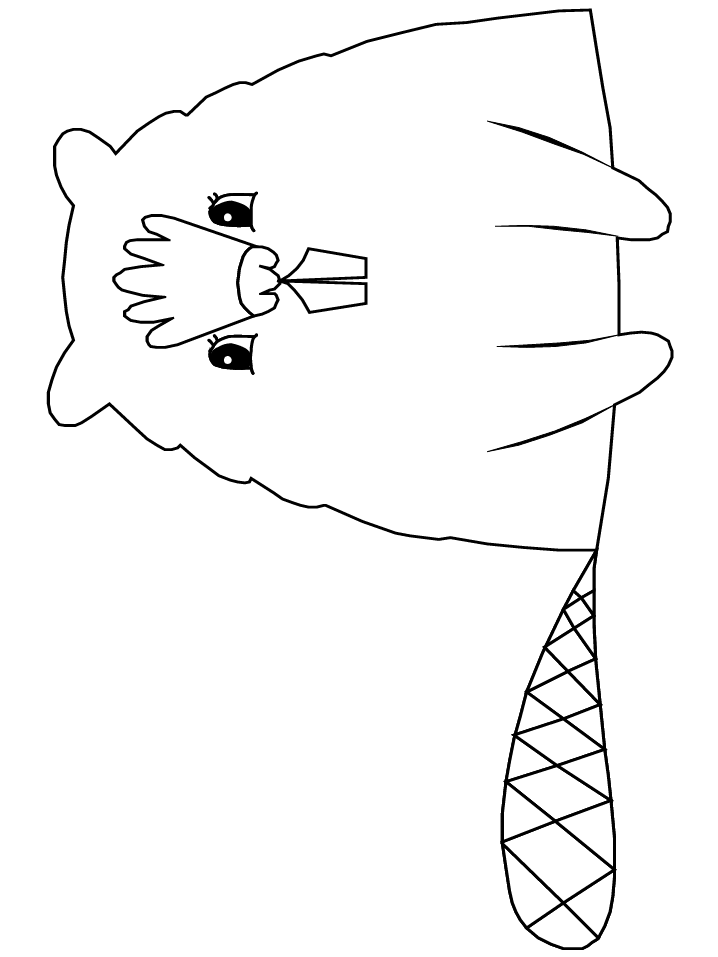 Beaver7 Animals Coloring Pages