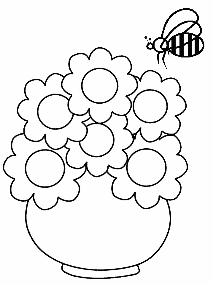 Bee Coloring Pages Printable