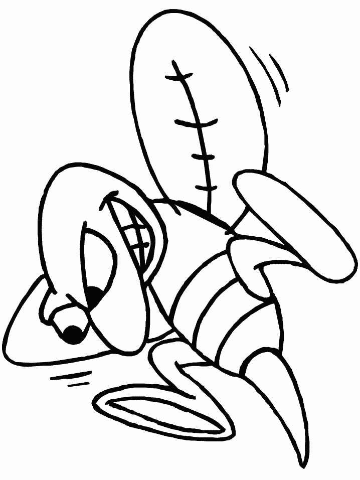 Download Bee Coloring Pages coloring page & book for kids.