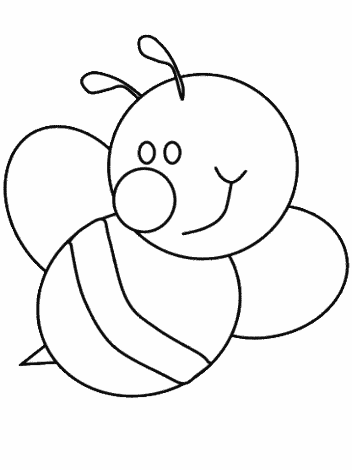 Bumble Bee Coloring Pages