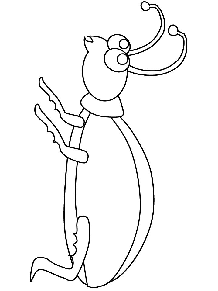Beetle Coloring Pages