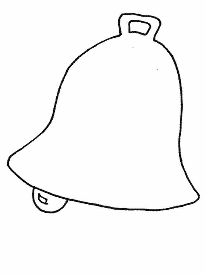 Bell Christmas Coloring Pages