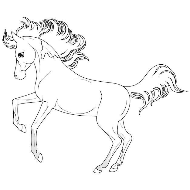 best horse coloring pages