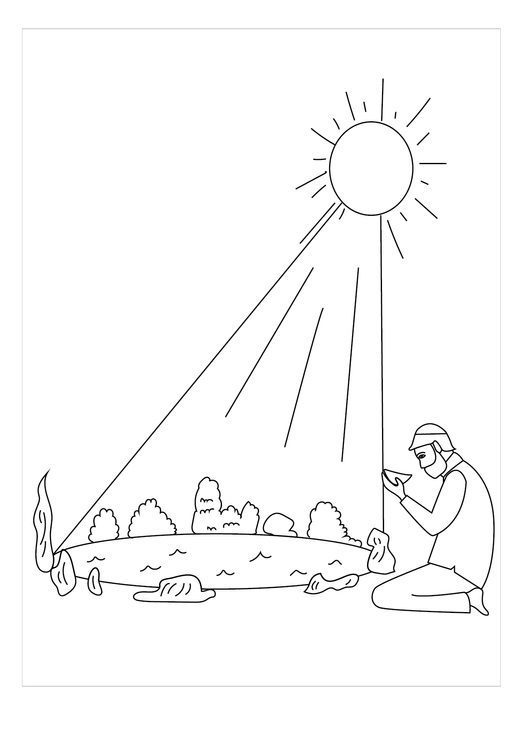 bible coloring pages bitter water