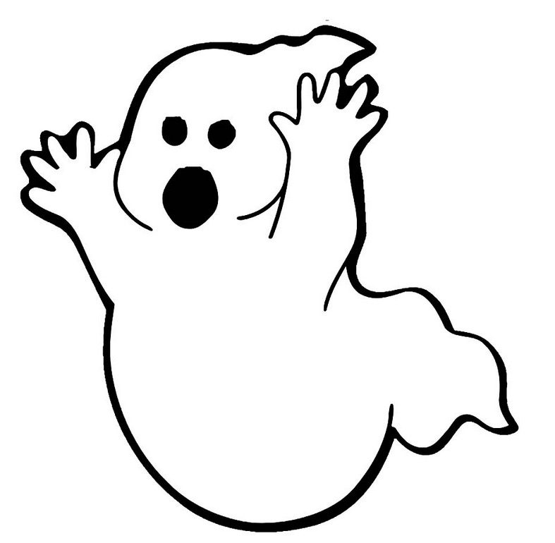 Big Ghost coloring page