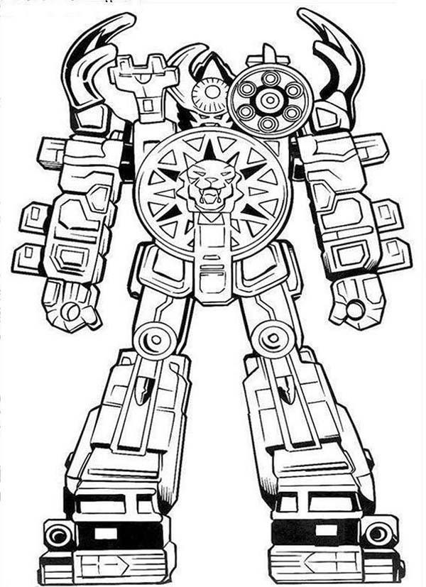 Big Robot Coloring Pages