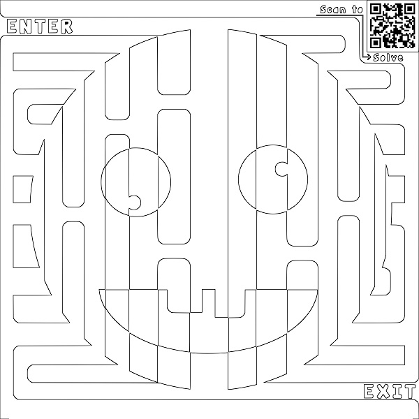 Biggest Maze Emoji Coloring Pages