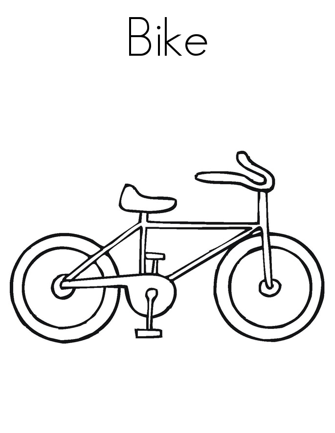 Bike Coloring Pages Pr