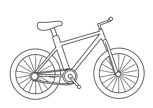 Bike Coloring Pages