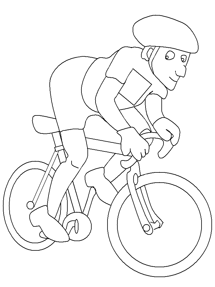 Bike Sports Coloring Pages