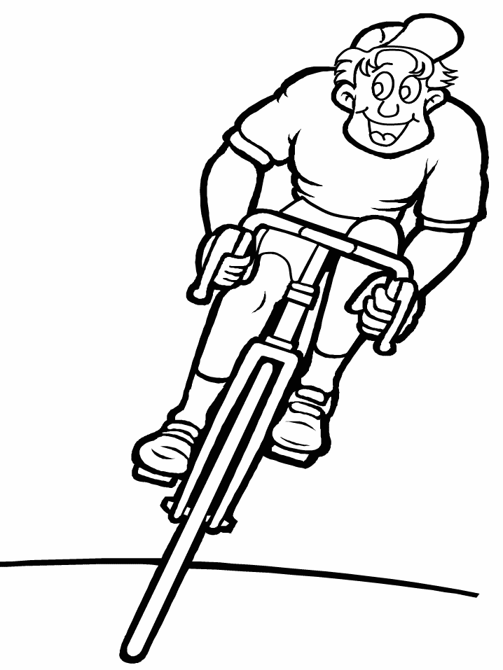 Biker Sports Coloring Pages