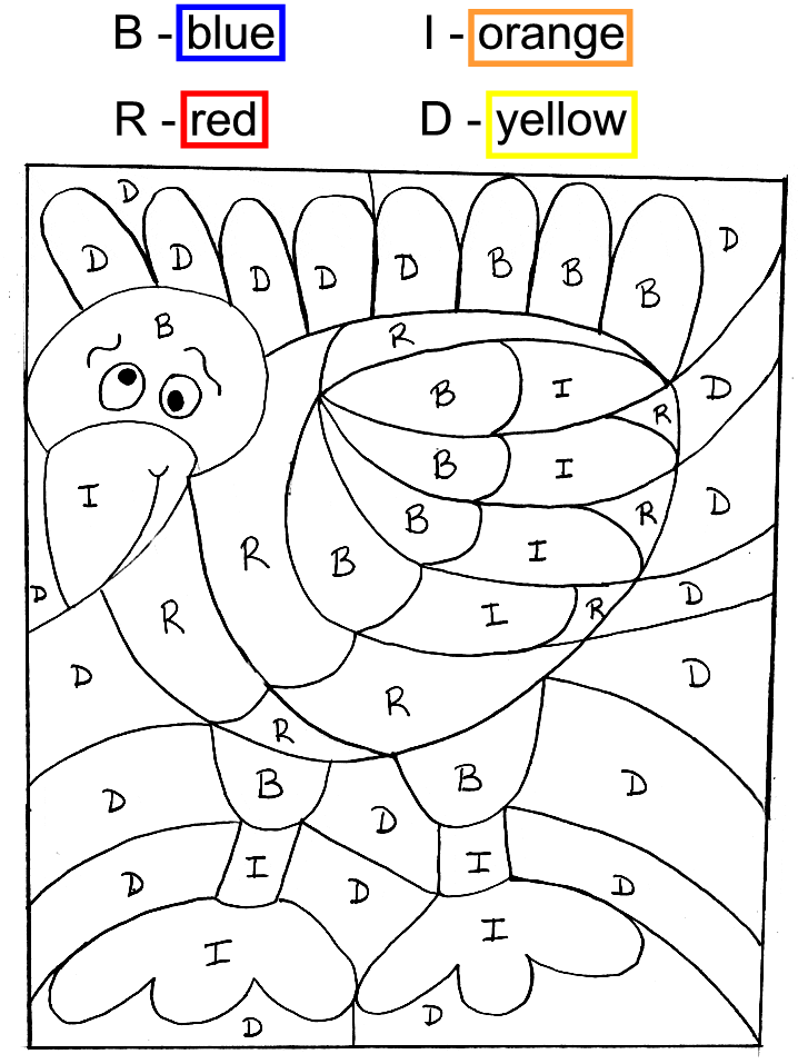 Bird Color By Numbers Coloring Pages