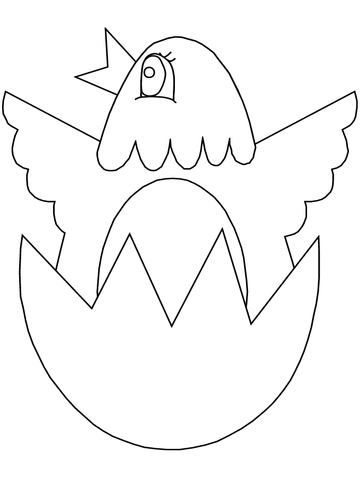 Birds Chick Animals Coloring Pages