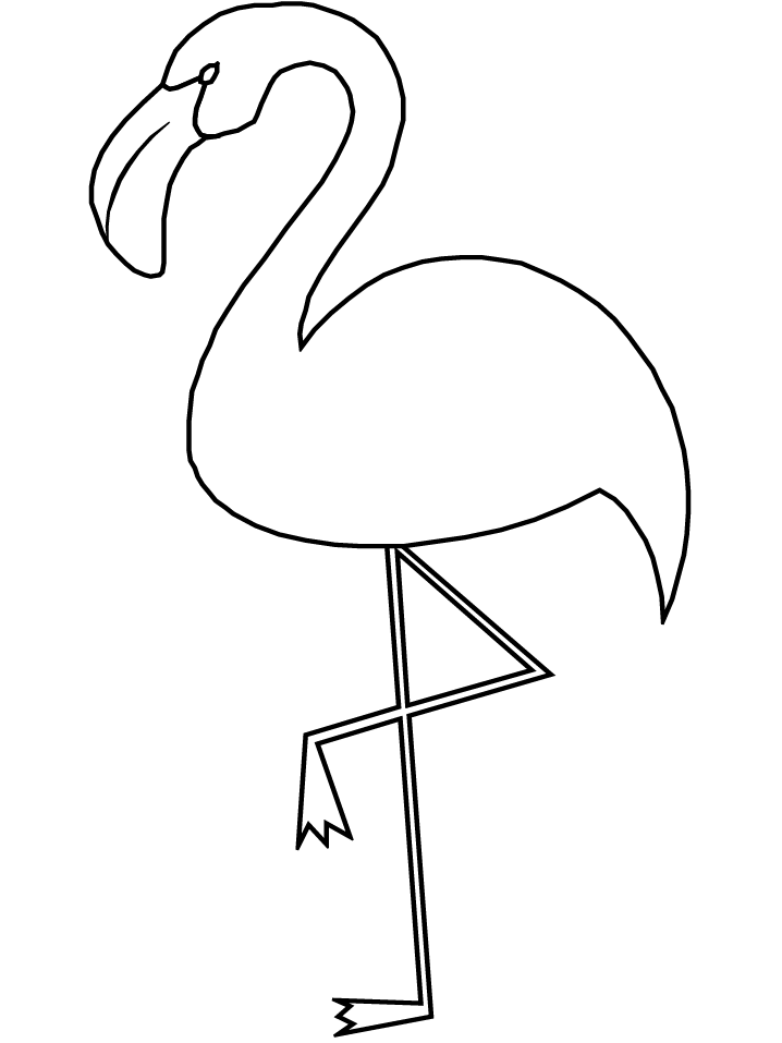 Flamingo Coloring Page