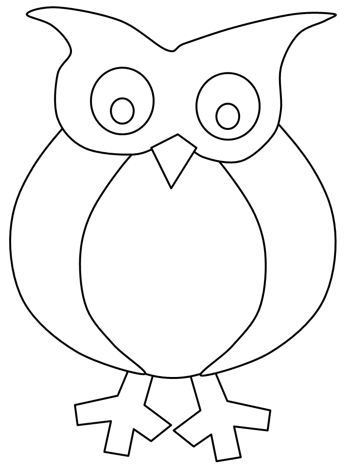 Owl Coloring Page