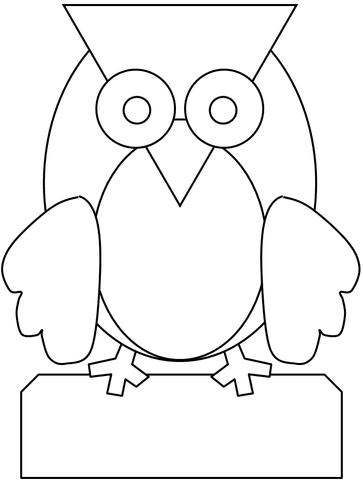 Owl Coloring Pages