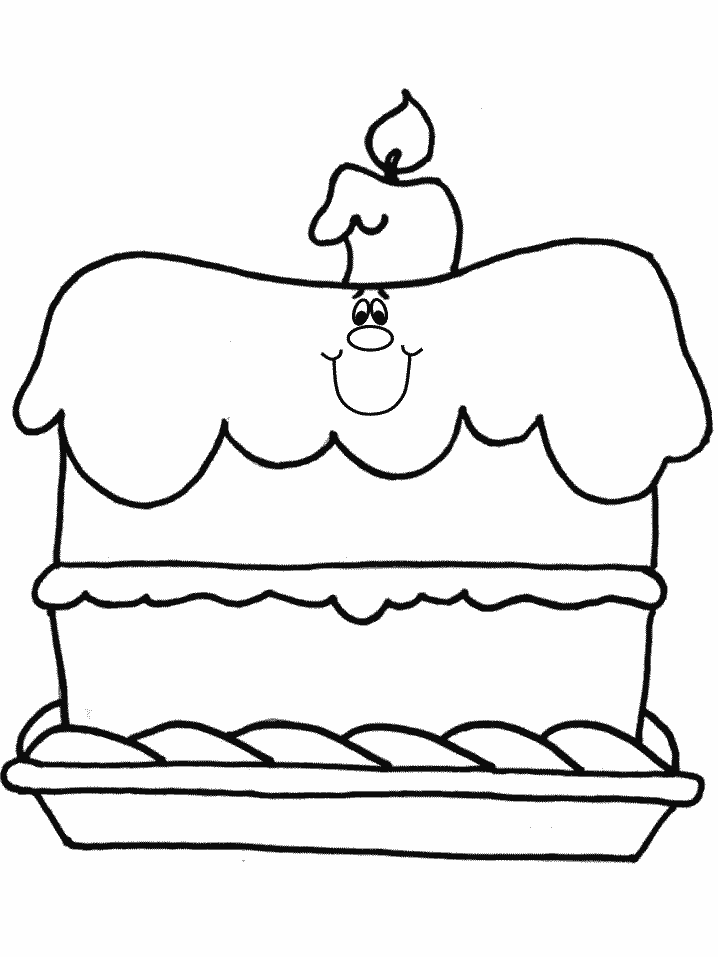Birthday coloring page