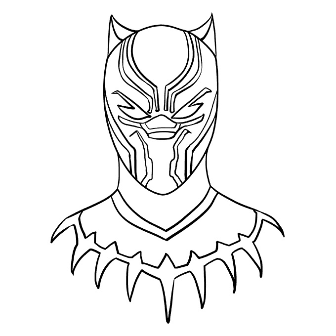 Black Panther Coloring Page