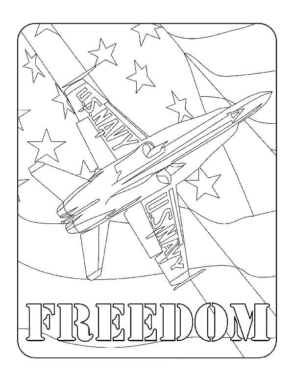 Blue Angel Coloring Page