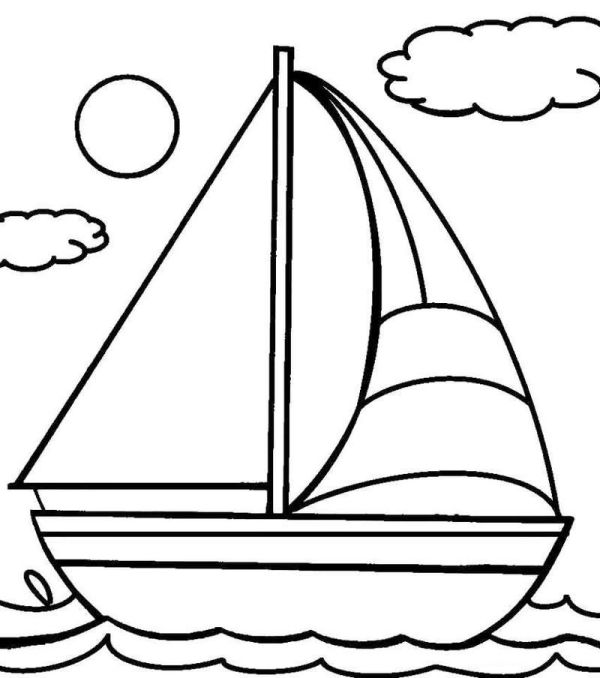 boat coloring pages pdf