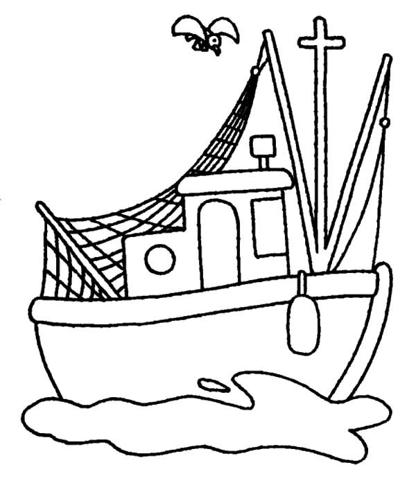 Boat Coloring Pages Printable