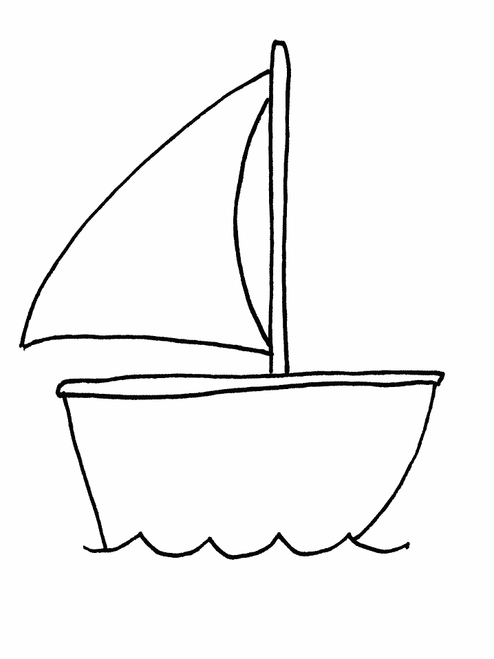 Boat Transportation Coloring Pages
