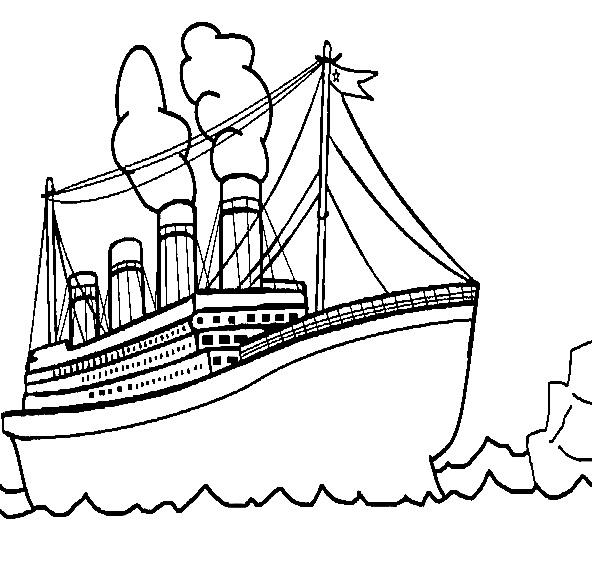 Boats and Ships Coloring Pages