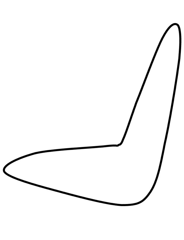 Boomerang Coloring Page & coloring book. Find your favorite.