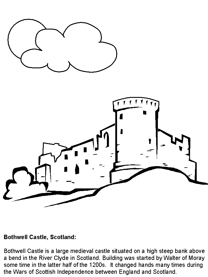 Bothwell Scotland Coloring Pages