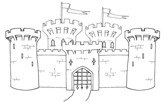 bowsers castle coloring pages