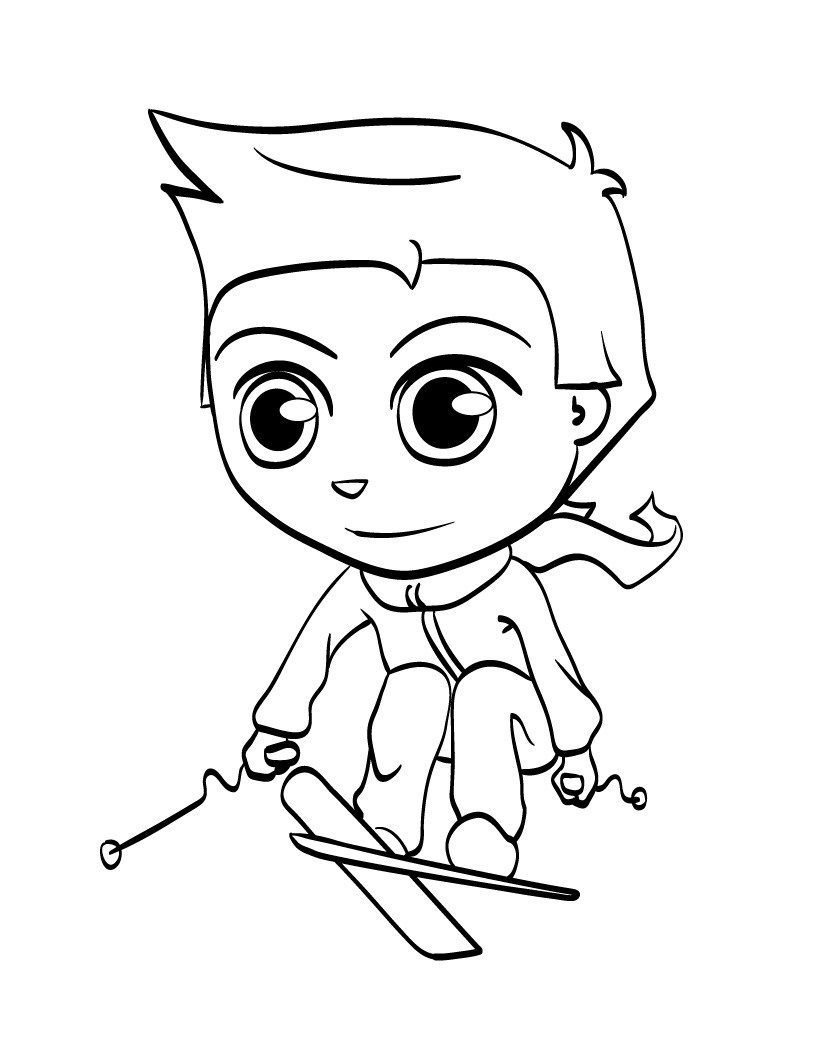 boy-coloring-pages-winter