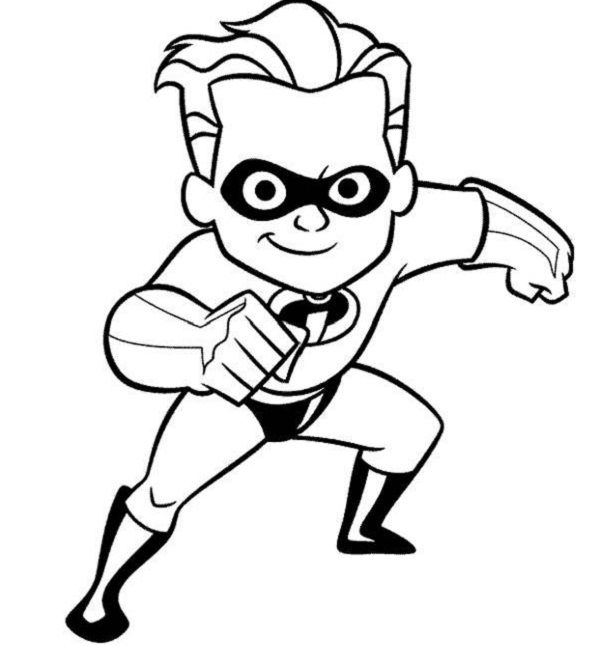 Boy Super Hero Coloring Pages